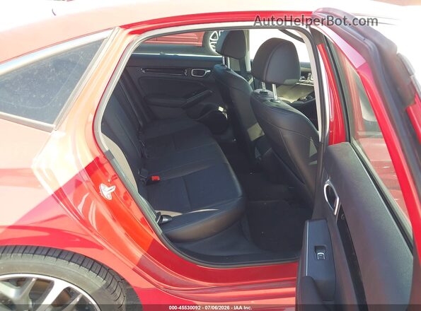 2HGFE1F93PH323456 2023 HONDA CIVIC Red VIN კოდის სტიკერის ხედი