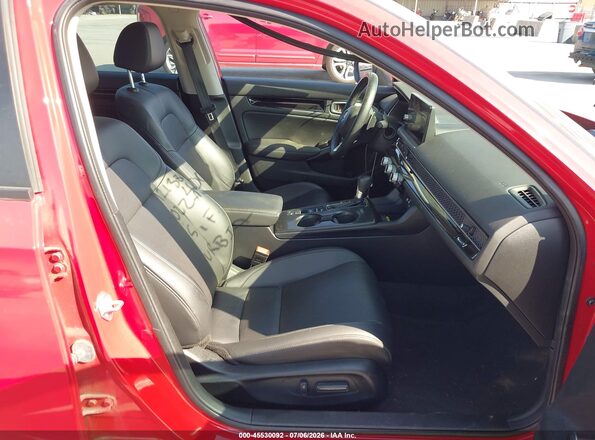 2HGFE1F93PH323456 2023 HONDA CIVIC Red წინა სალონის ხედი