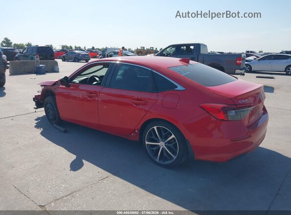 2HGFE1F93PH323456 2023 HONDA CIVIC Red უკანა მარცხენა