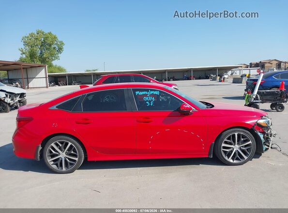 2HGFE1F93PH323456 2023 HONDA CIVIC Red სალონის 360-გრადუსიანი ხედი