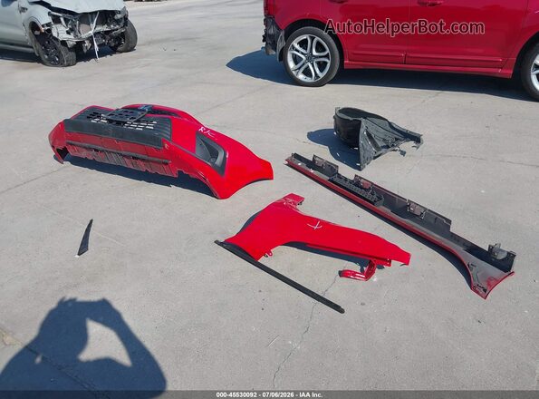 2HGFE1F93PH323456 2023 HONDA CIVIC Red ხელსაწყოთა პანელის ხედი