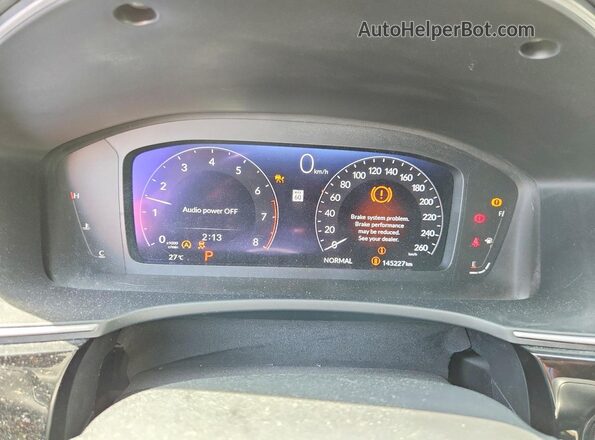 2HGFE1F94NH006475 2022 HONDA CIVIC Gray Widok zestawu wskaźników