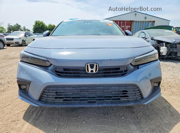 2HGFE1F94NH006475 2022 HONDA CIVIC Gray Widok z przodu