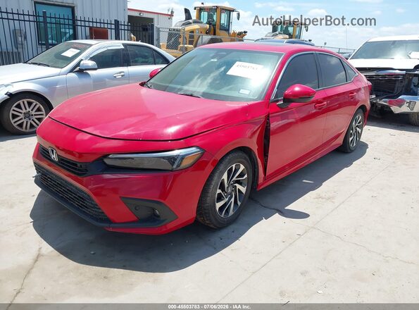 2HGFE1F94NH307957 2022 HONDA CIVIC Red Przód lewy