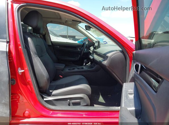 2HGFE1F94NH307957 2022 HONDA CIVIC Red Widok wnętrza z przodu