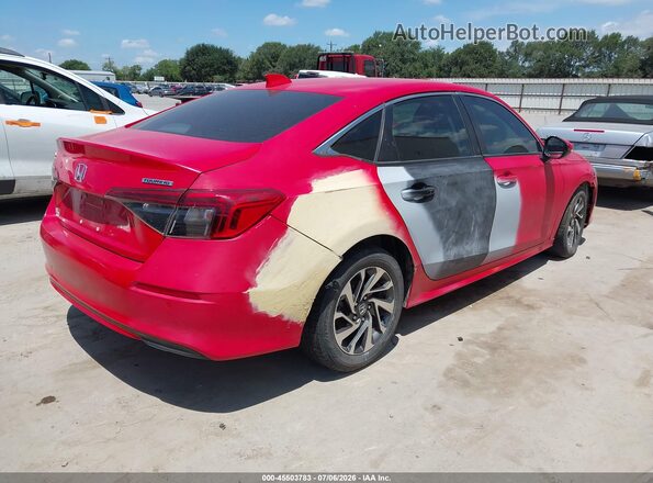 2HGFE1F94NH307957 2022 HONDA CIVIC Red Tył prawy