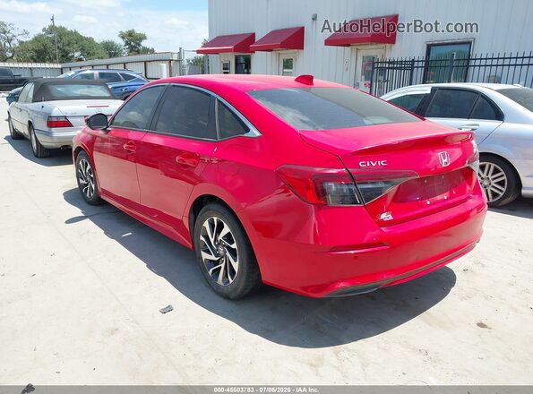 2HGFE1F94NH307957 2022 HONDA CIVIC Red Tył lewy