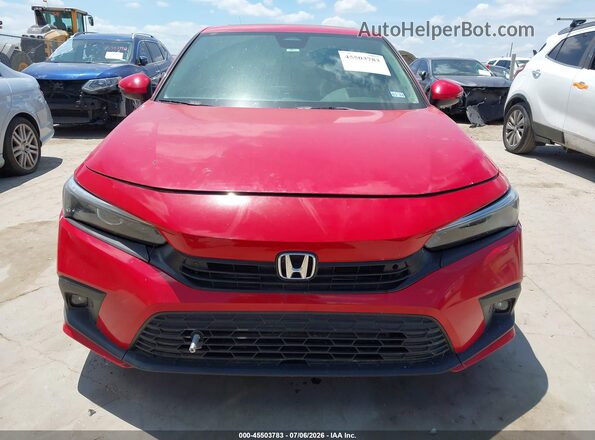 2HGFE1F94NH307957 2022 HONDA CIVIC Red Widok zestawu wskaźników
