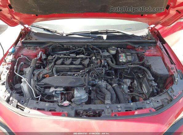 2HGFE1F94NH307957 2022 HONDA CIVIC Red Widok z tyłu