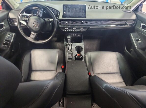 2HGFE1F94PH309792 2023 HONDA CIVIC Blue Вид панелі приладів
