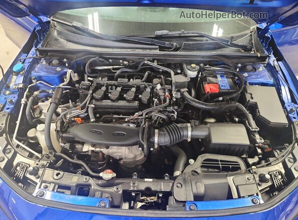 2HGFE1F94PH309792 2023 HONDA CIVIC Blue Вид задньої частини салону