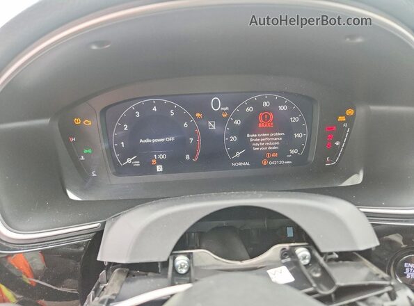 2HGFE1F94PH319125 2023 HONDA CIVIC Белый Вид щитка приборов