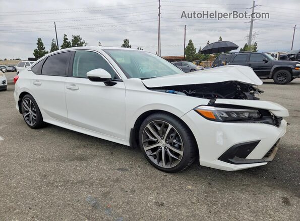 2HGFE1F94PH319125 2023 HONDA CIVIC Белый Передняя правая четверть