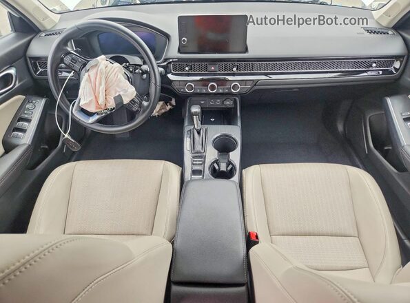 2HGFE1F94PH319125 2023 HONDA CIVIC Белый Вид панели приборов