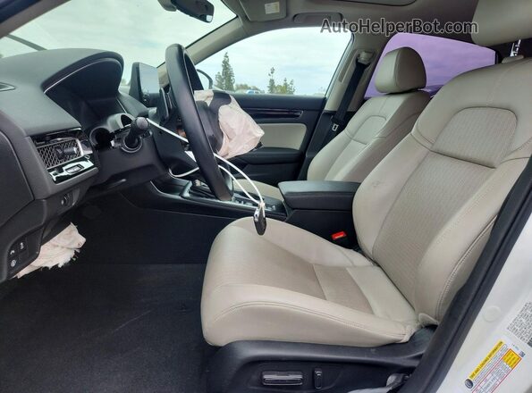 2HGFE1F94PH319125 2023 HONDA CIVIC Белый Вид салона спереди