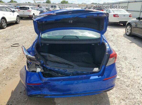 2HGFE1F95PH317660 2023 HONDA CIVIC Blue Rear view