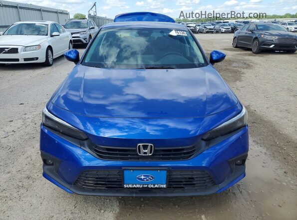 2HGFE1F95PH317660 2023 HONDA CIVIC Blue Front view