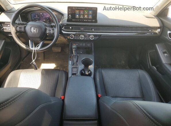 2HGFE1F95PH317660 2023 HONDA CIVIC Blue Dashboard view