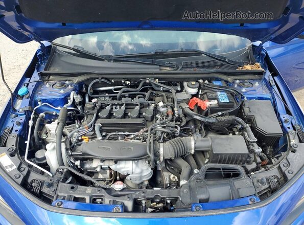 2HGFE1F95PH317660 2023 HONDA CIVIC Blue Rear interior view