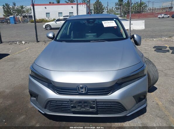 2HGFE1F96NH300346 2022 HONDA CIVIC Silver Սարքավորումների վահանակի տեսք