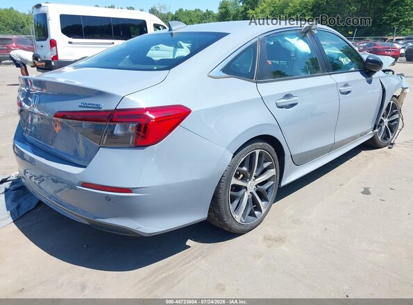 2HGFE1F96NH306700 2022 HONDA CIVIC Blue Հետևի աջ