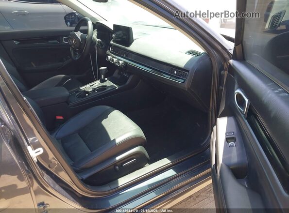 2HGFE1F96PH315822 2023 HONDA CIVIC Gray Front interior view