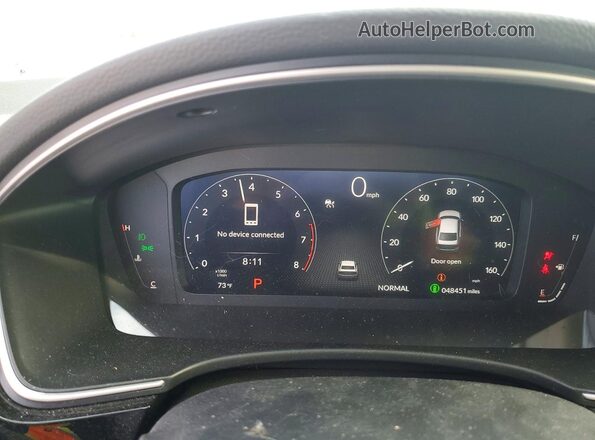 2HGFE1F96RH324572 2024 HONDA CIVIC White Vista del cuadro de instrumentos