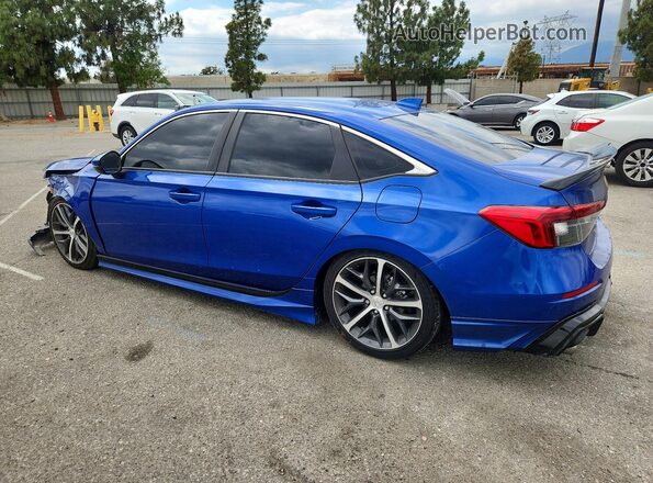 2HGFE1F96RH336110 2024 HONDA CIVIC Blue Trasero izquierdo