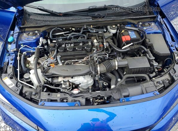 2HGFE1F97NH316328 2022 HONDA CIVIC Blue Vista interior trasera