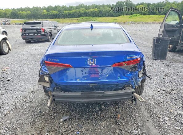 2HGFE1F97NH316328 2022 HONDA CIVIC Blue Vista trasera