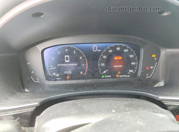 2HGFE1F97RH316562 2024 HONDA CIVIC White Vista del cuadro de instrumentos