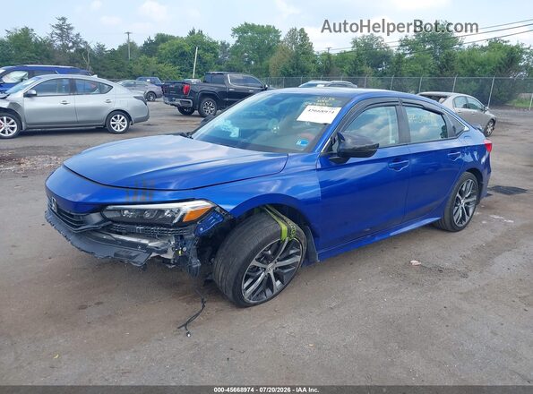 2HGFE1F97RH326783 2024 HONDA CIVIC Blue Передня ліва чверть