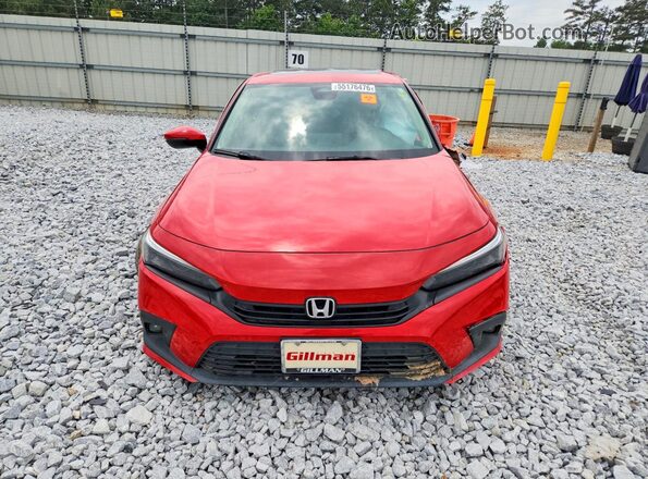 2HGFE1F97RH332938 2024 HONDA CIVIC Red Вид спереду
