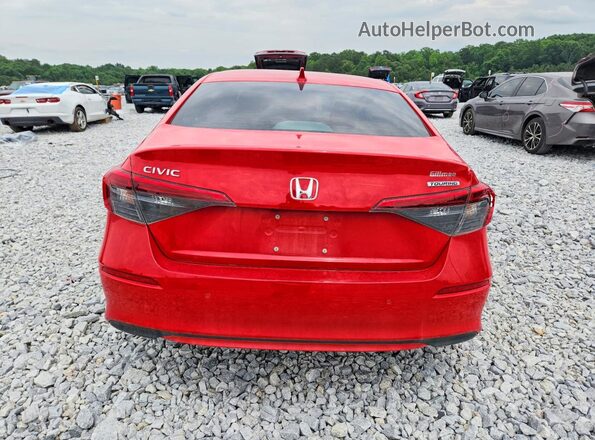 2HGFE1F97RH332938 2024 HONDA CIVIC Red Вид ззаду