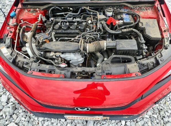 2HGFE1F97RH332938 2024 HONDA CIVIC Red Вид задньої частини салону