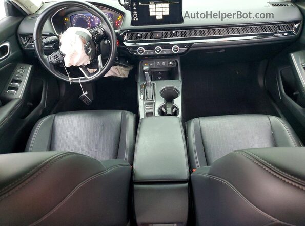 2HGFE1F98NH311610 2022 HONDA CIVIC Blue Dashboard view