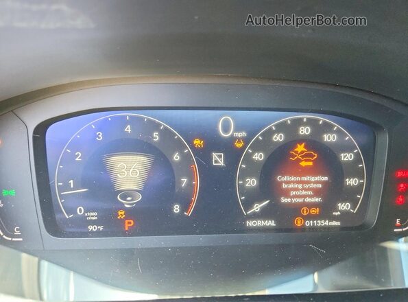 2HGFE1F98RH312469 2024 HONDA CIVIC Gray Vista del cuadro de instrumentos