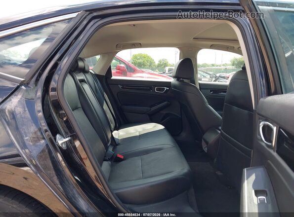 2HGFE1F99NH315066 2022 HONDA CIVIC Black Vista de la etiqueta del VIN