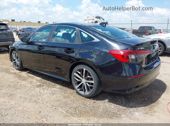 2HGFE1F99NH315066 2022 HONDA CIVIC Black Trasero izquierdo