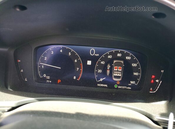 2HGFE1F99RH313338 2024 HONDA CIVIC White Instrument cluster view