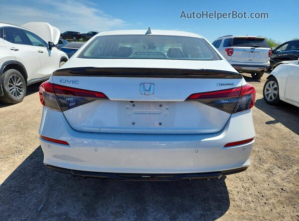 2HGFE1F9XNH003466 2022 HONDA CIVIC White Вид ззаду