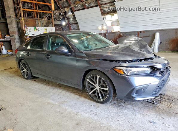 2HGFE1F9XNH007680 2022 HONDA CIVIC Угольный Передняя правая четверть