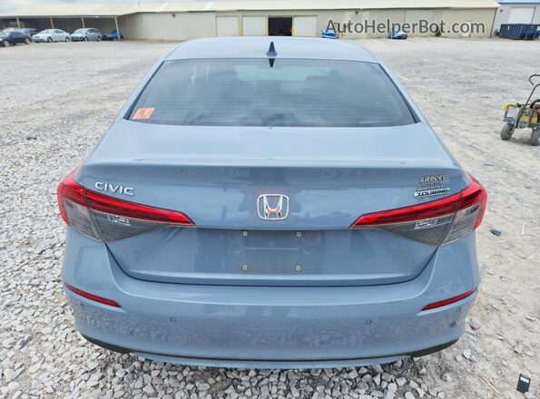 2HGFE1F9XNH317571 2022 HONDA CIVIC Blue Вид ззаду