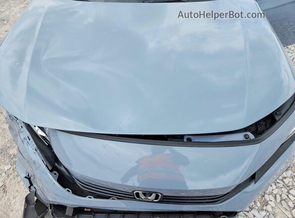 2HGFE1F9XNH317571 2022 HONDA CIVIC Blue Вид задньої частини салону