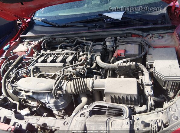 2HGFE1F9XNH323872 2022 HONDA CIVIC Red Vista trasera