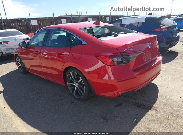 2HGFE1F9XNH323872 2022 HONDA CIVIC Red Trasero izquierdo