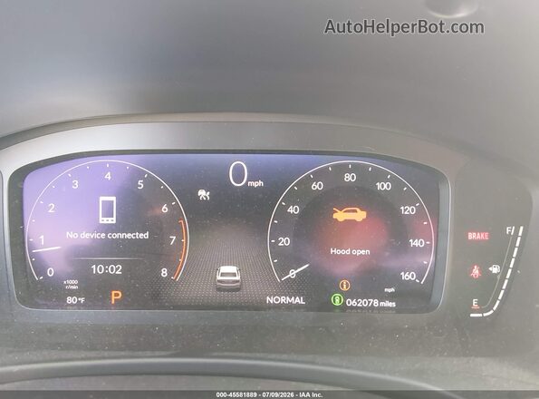 2HGFE1F9XNH323872 2022 HONDA CIVIC Red Vista de los asientos traseros