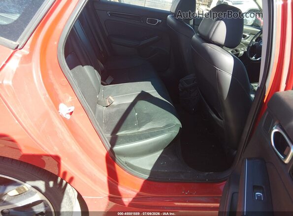 2HGFE1F9XNH323872 2022 HONDA CIVIC Red Vista de la etiqueta del VIN