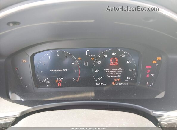 2HGFE1F9XRH303160 2024 HONDA CIVIC Белый Вид задних сидений