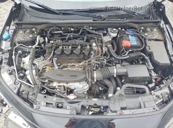 2HGFE1F9XRH334702 2024 HONDA CIVIC Black Widok wnętrza z tyłu